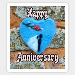 Happy Anniversary craft by Knitninja Sticker